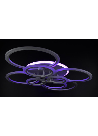 Люстра потолочная LED с пультом A2374/8-RGB-wh Белый 14х80х103 см. Sunnysky (253528054)