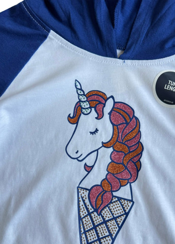 Белый демисезонный кэжуал лонгслив OshKosh с рисунком