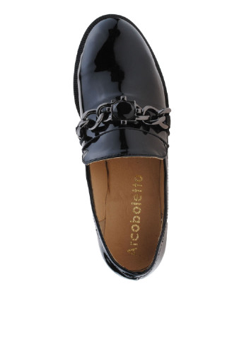 Туфли Arcoboletto на низком каблуке лаковые, с цепочками