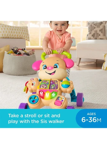 Ходунки - штовхач Laugh & Learn, Puppy Walker Розумне цуценя зі звуковими ефектами (FHY95) Fisher-Price (255665673)