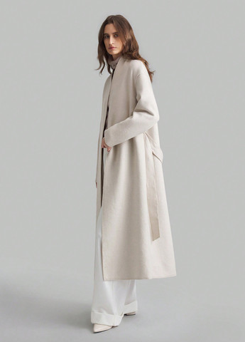 Айворі демісезонне Пальто SHEIN