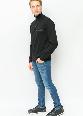 Чорний демісезонний светр джемпер Armani Exchange