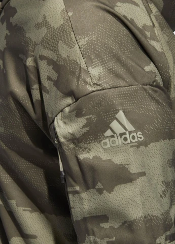 Оливкова (хакі) демісезонна куртка adidas