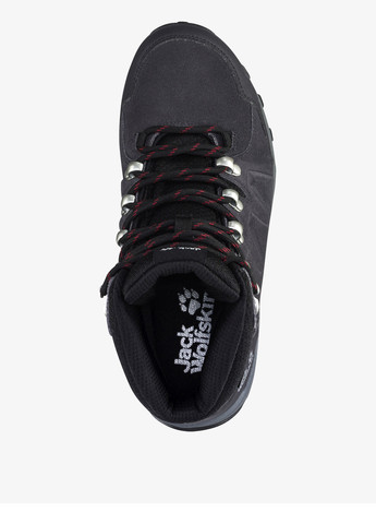 Осенние ботинки хайкеры Jack Wolfskin с заклепками, с логотипом из натуральной замши