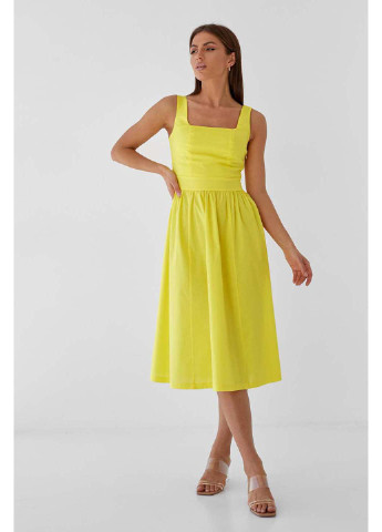 Жовтий кежуал сукня SL-Fashion