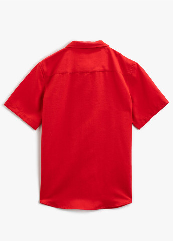 Красная кэжуал рубашка KOTON