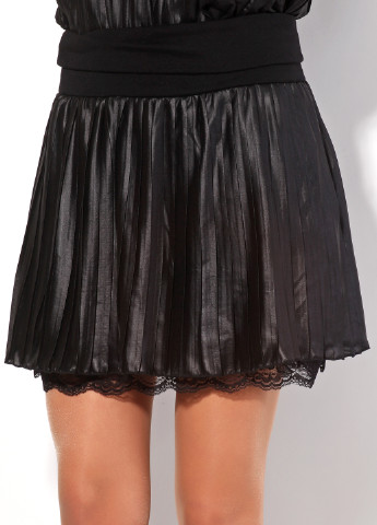 Черная кэжуал юбка Miss Miss