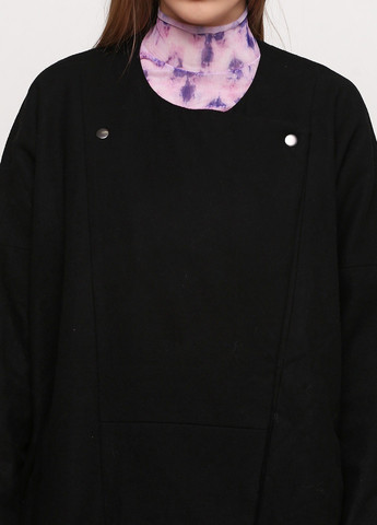 Черное демисезонное Пальто Weekday