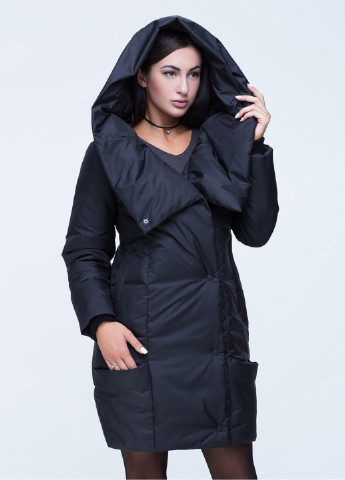Черная зимняя куртка KTL&Kattaleya