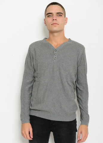 Серый демисезонный пуловер пуловер Issa