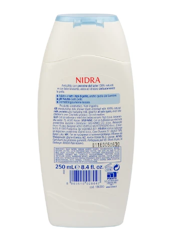 Гель-молочко для душу Idratante 250 мл Nidra (219307667)