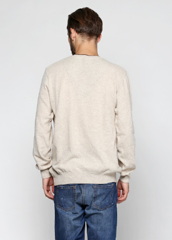 Светло-бежевый демисезонный пуловер пуловер Flash