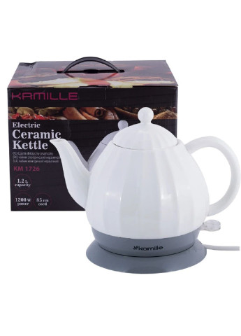 Электрический чайник керамический 1,2 л KM-1726 Kamille (253545106)