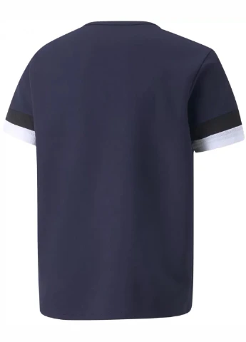 Темно-синя демісезонна футболка 704938-06 Puma teamRISE Jersey Jr