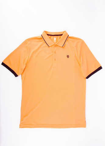 Оранжевая футболка-поло для мужчин K-Swiss с логотипом
