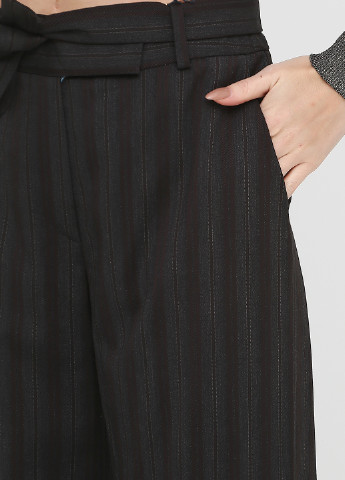 Серо-коричневые кэжуал демисезонные клеш брюки M Missoni
