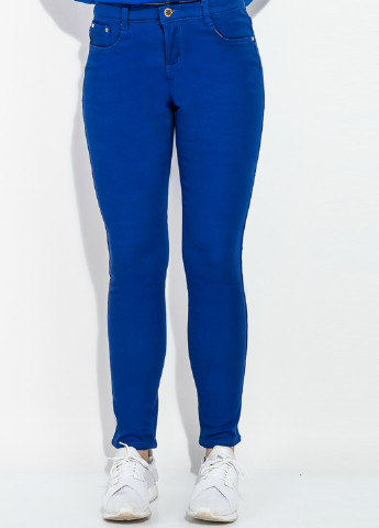 Синие осенние зауженные джинсы Time of Style