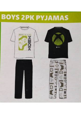 Комбінована всесезон піжама (футболка (2 шт.), штани (2 шт.)) Primark