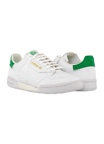 Білі кросівки continental 80 демісезон adidas