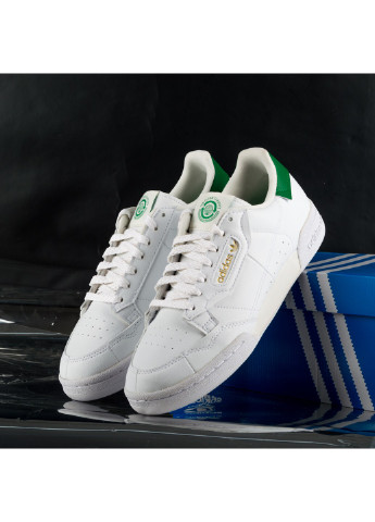 Білі кросівки continental 80 демісезон adidas