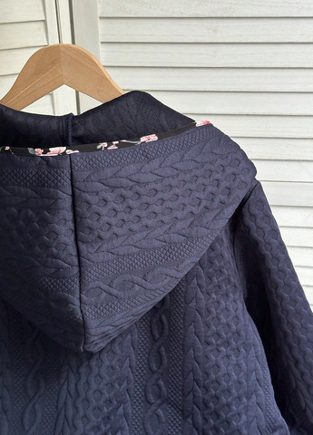 Темно-синий демисезонный кардиган SHEIN