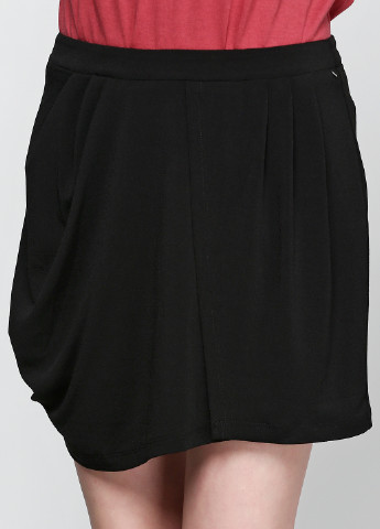Черная кэжуал однотонная юбка Cache Cache со средней талией