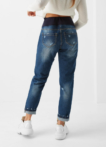 Синие демисезонные джинсы для беременных Dianora
