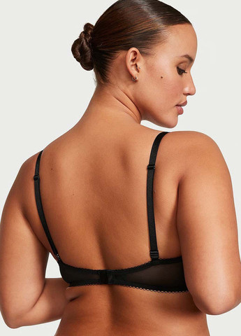 Черный демисезонный комплект (бюстгальтер, трусики) Victoria's Secret