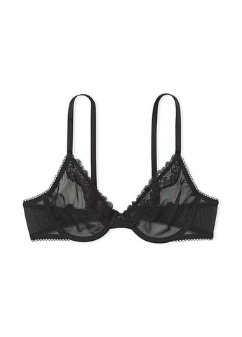 Черный демисезонный комплект (бюстгальтер, трусики) Victoria's Secret