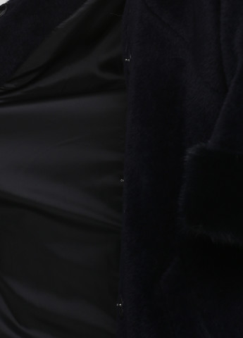 Темно-синее демисезонное Пальто однобортное Silenzio