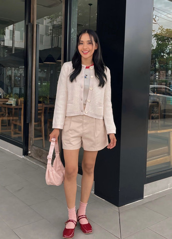 Молочный демисезонный кардиган Uniqlo