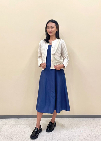 Молочный демисезонный кардиган Uniqlo