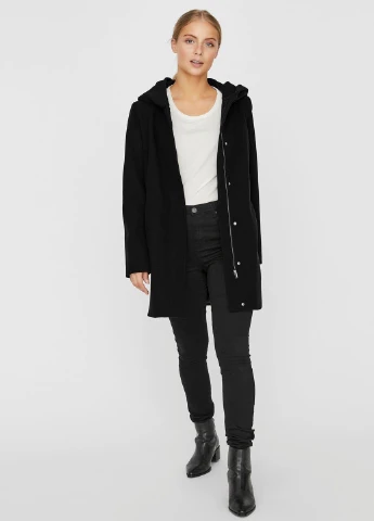 Черное демисезонное Пальто Vero Moda