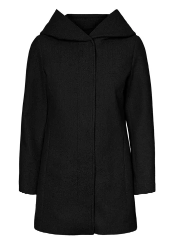 Черное демисезонное Пальто Vero Moda