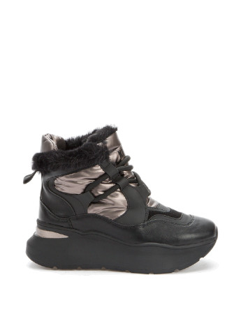 Зимние ботинки Keddo с мехом тканевые, из искусственной кожи