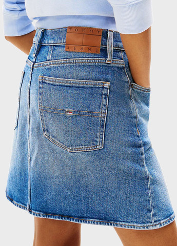 Синяя джинсовая варенка юбка Tommy Jeans
