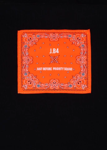 Чорна футболка J.B4 (Just Before)