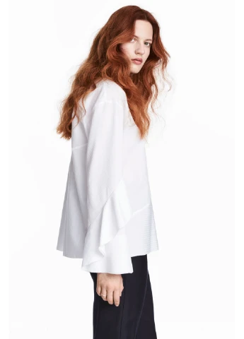 Белая блузка H&M