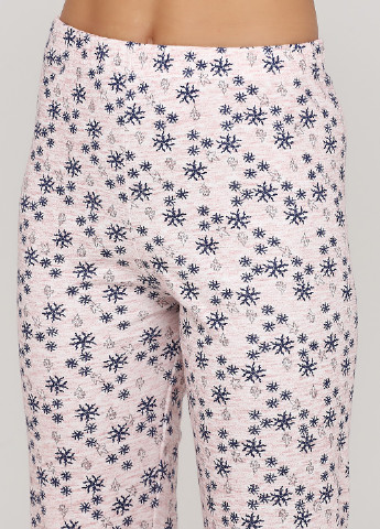 Коралова зимня комплект щільний трикотаж (світшот, штани) Glisa Pijama
