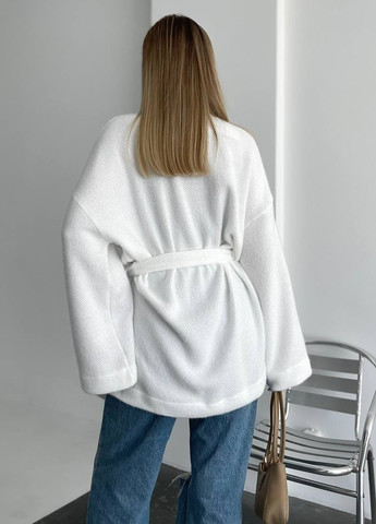 Белый демисезонный кардиган No Brand