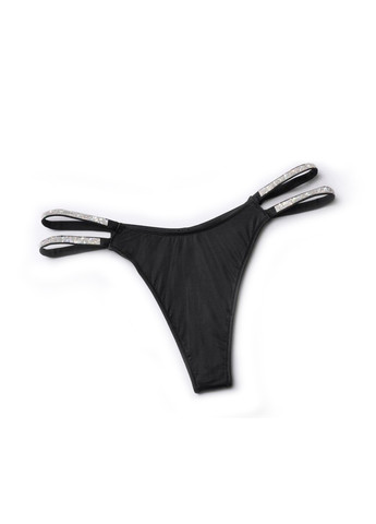 Чорний демісезонний комплект (бюстгальтер, трусики) Victoria's Secret