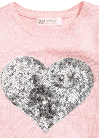 Светло-розовое платье H&M (181993500)