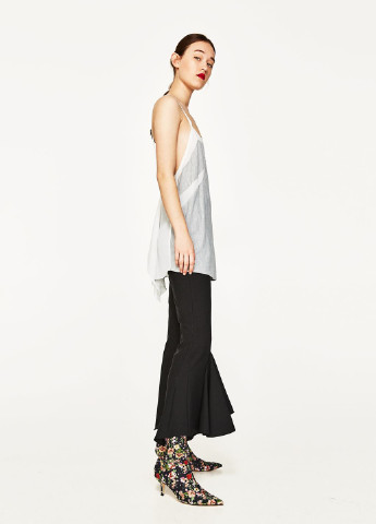 Світло-сіра літня блуза Zara