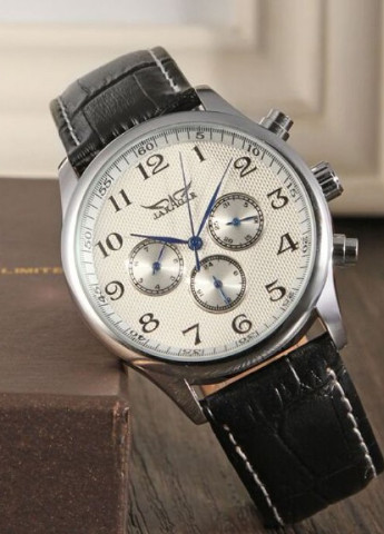 Мужские часы Elite White механические классические Jaragar (229041586)
