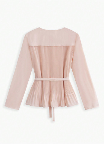 Светло-розовая блуза SHEIN