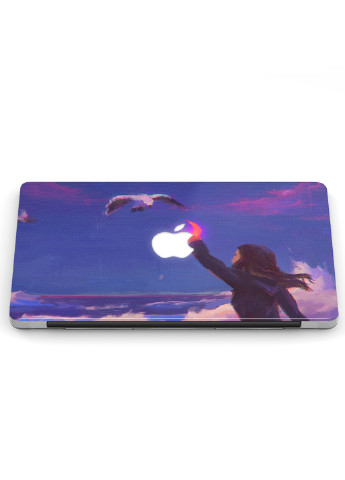Чехол пластиковый для Apple MacBook Air 13 A1466 / A1369 Прикосновенье к птице (Touching the birds) (6351-2812) MobiPrint (219124107)