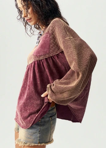 Комбінована блуза SHEIN