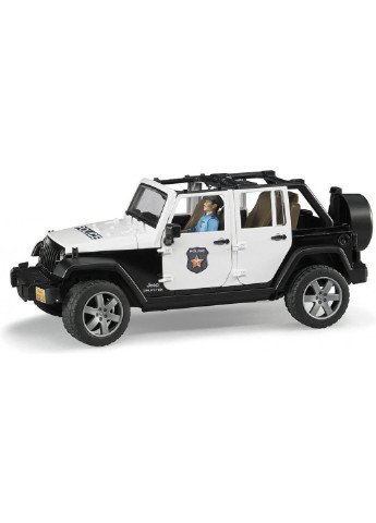 Спецтехніка Джип Wrangler Unlimited Rubicon Police + фігурка Bruder (252233638)