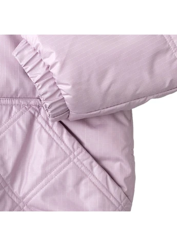 Рожева демісезонна куртка embroidered star chevron short puffer jacket Converse