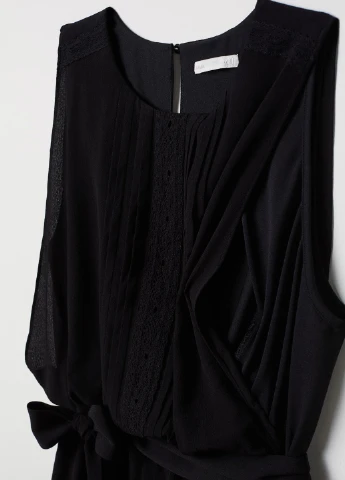Чёрная блуза H&M